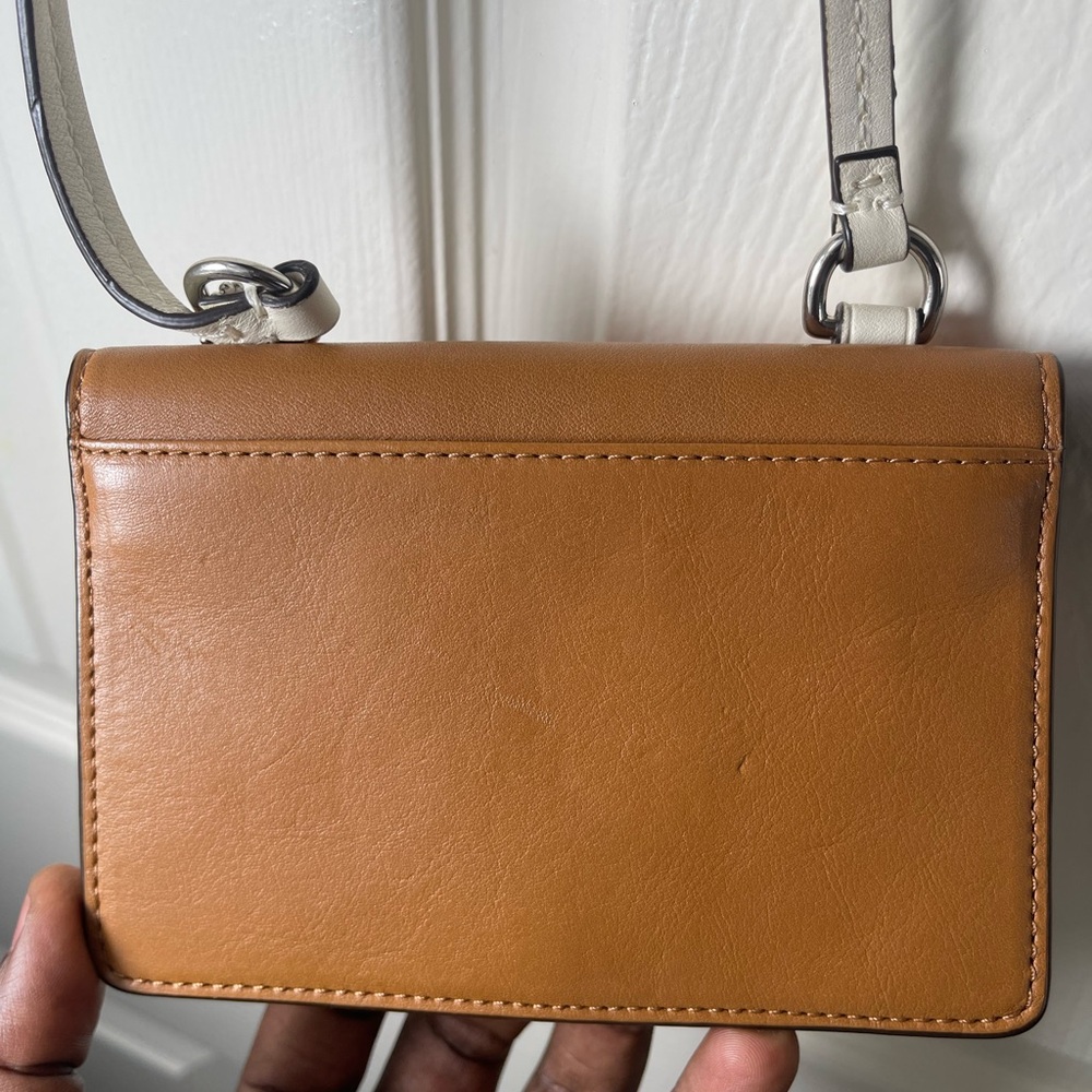Coach Crossbody Bag in Yellow and Brown - Picture 3 of 7